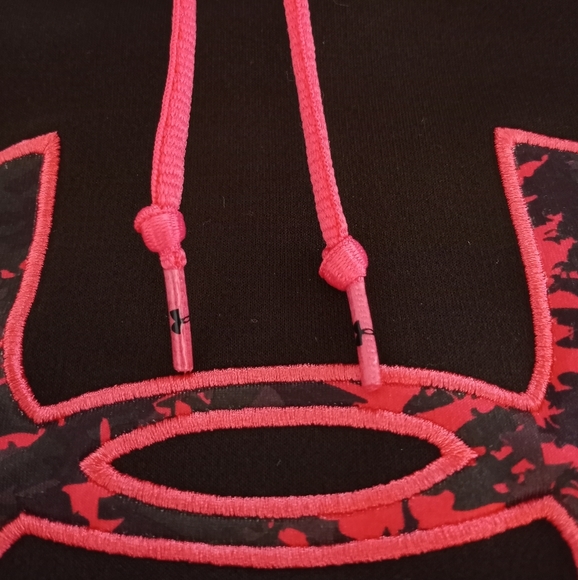 Under Armour Brown And Pink Camo Pullover Hoodie Women's Size Small - Picture 8 of 12